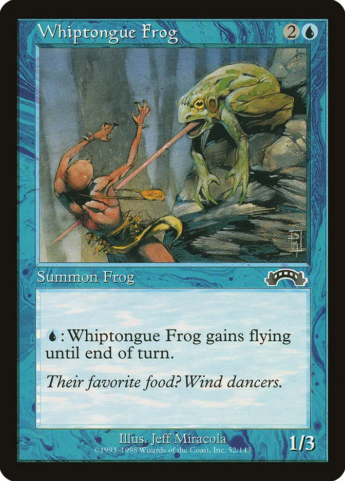 Whiptongue Frog Front Face