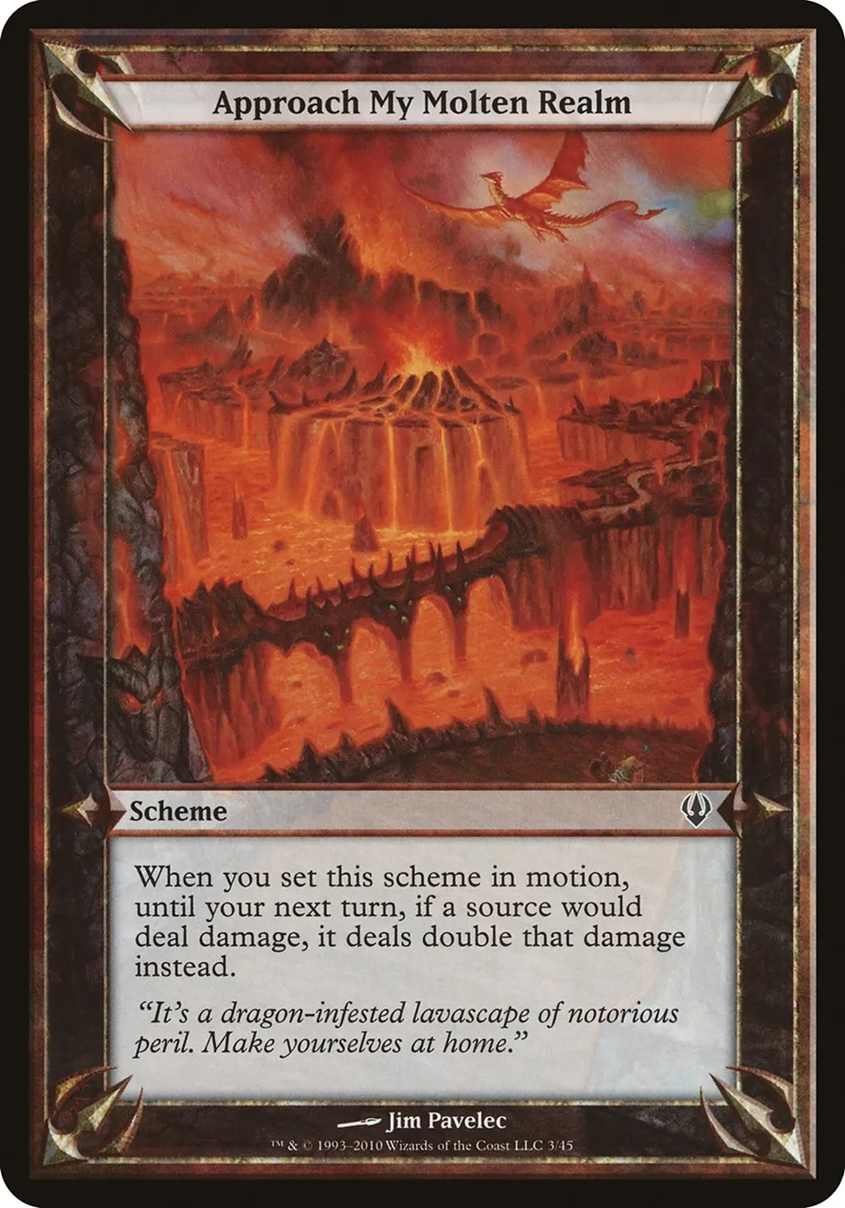 Approach My Molten Realm Front Face