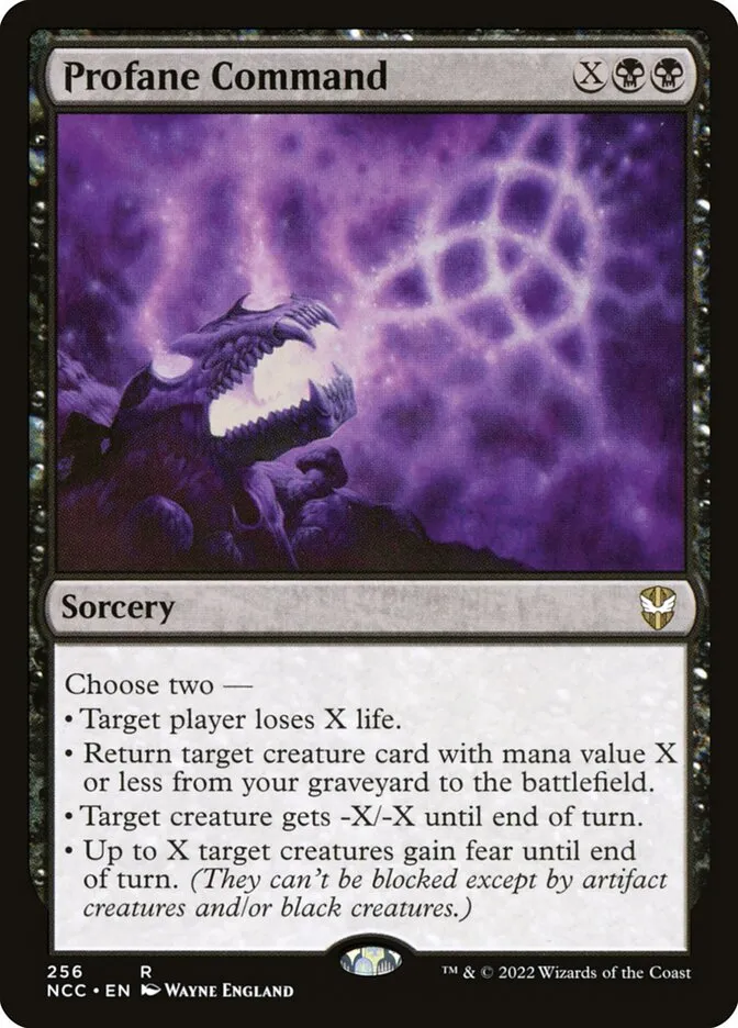 Profane Command Front Face