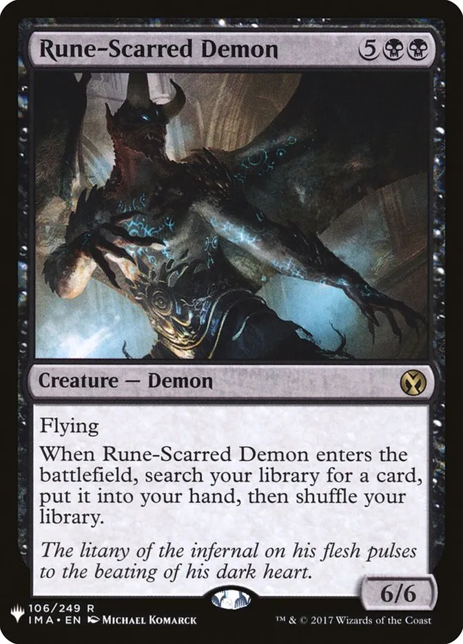 Rune-Scarred Demon Front Face