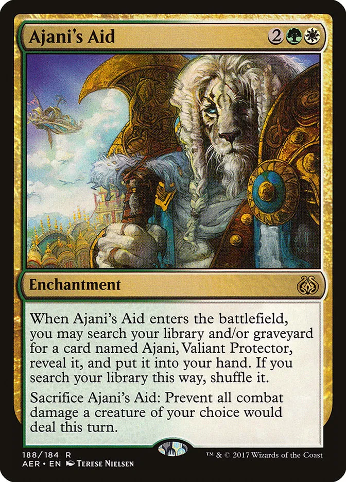 Ajani's Aid Front Face