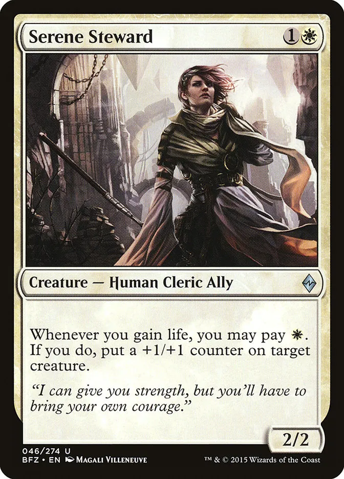 Serene Steward Front Face