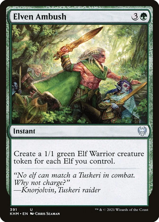 Elven Ambush Front Face