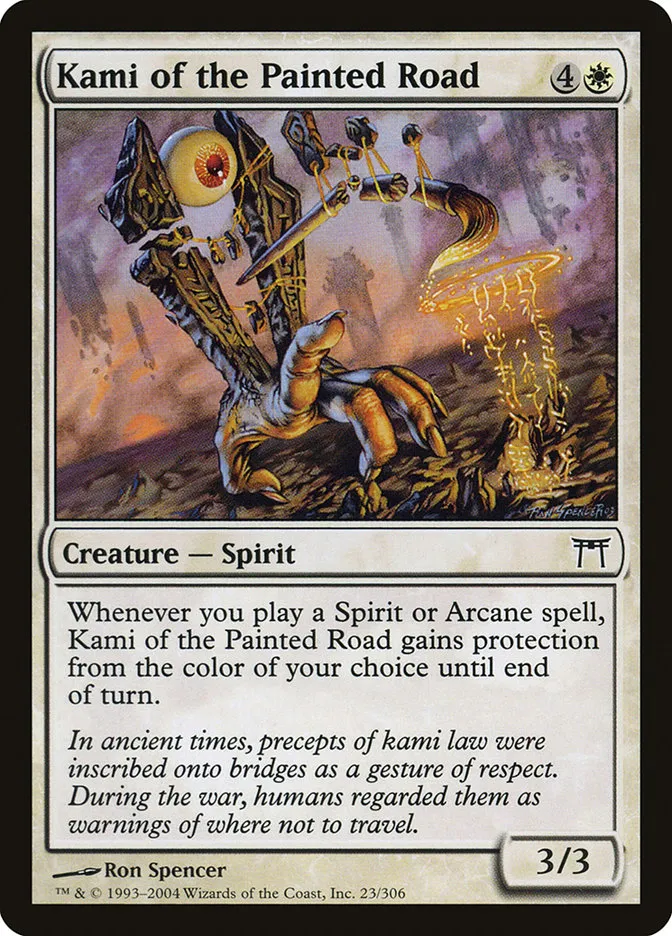 Kami of the Painted Road Front Face