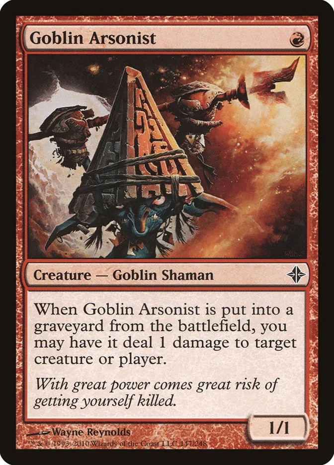 Goblin Arsonist Front Face