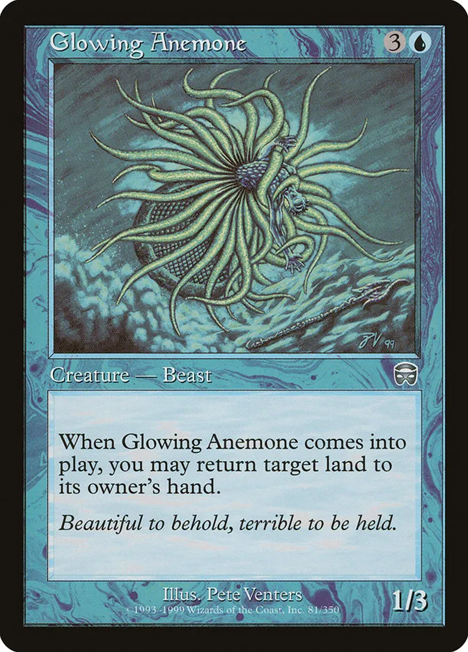 Glowing Anemone Front Face