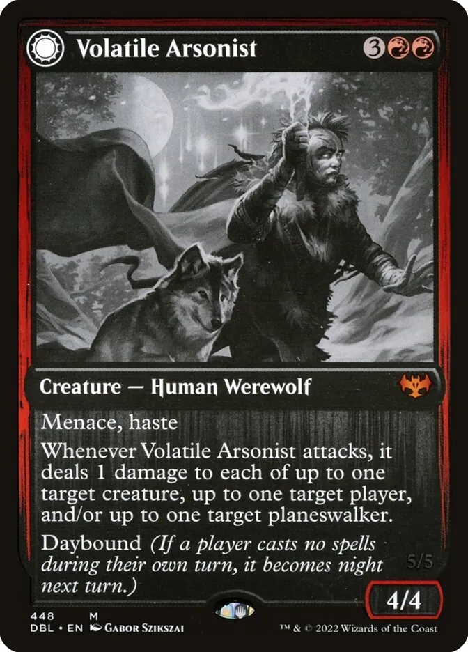 Volatile Arsonist // Dire-Strain Anarchist Front Face