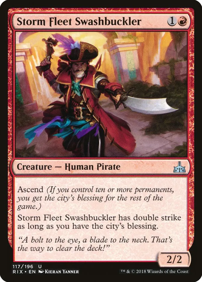 Storm Fleet Swashbuckler Front Face