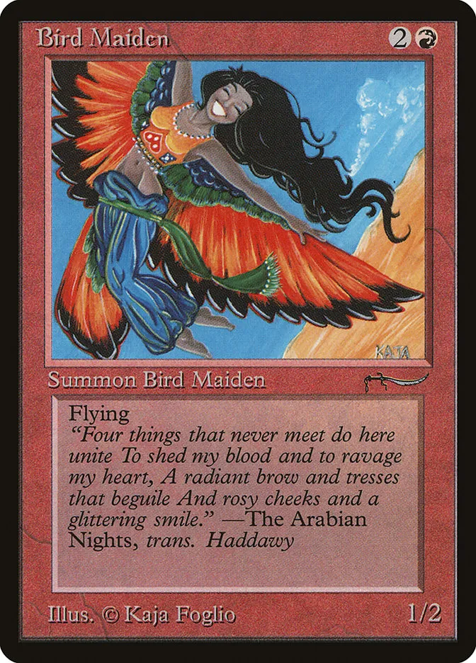 Bird Maiden Front Face
