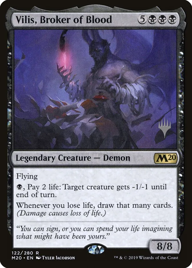Vilis, Broker of Blood Front Face