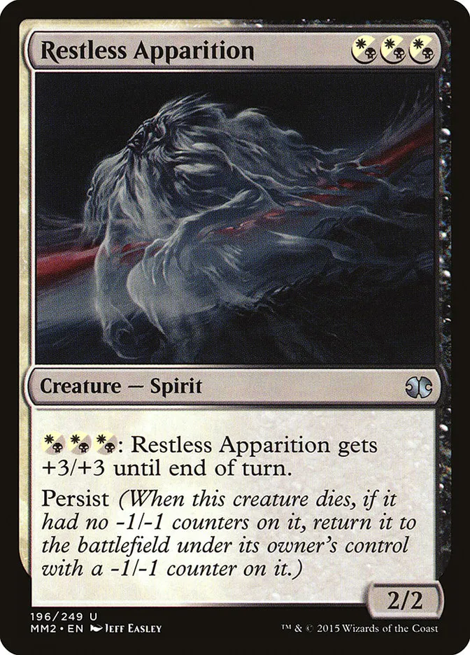 Restless Apparition Front Face
