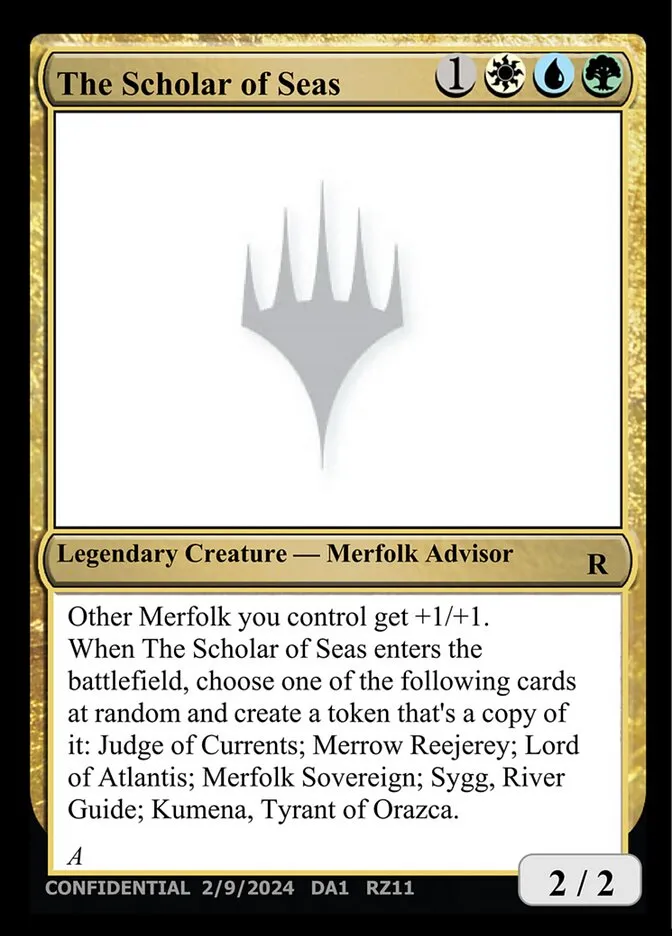 The Scholar of Seas Front Face