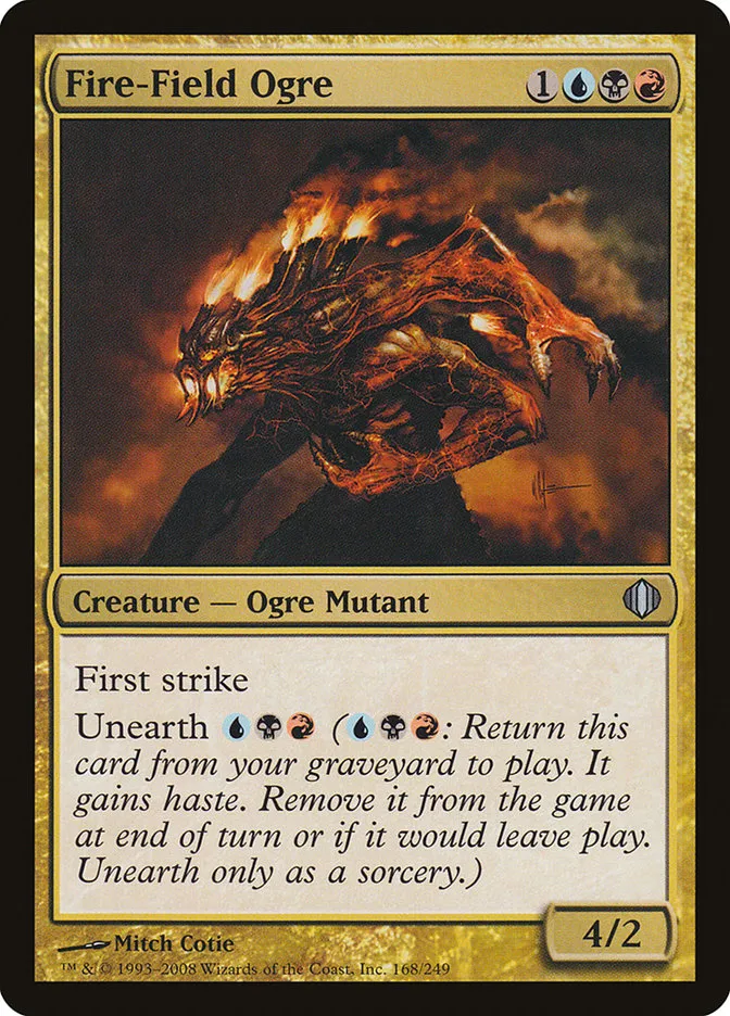 Fire-Field Ogre Front Face