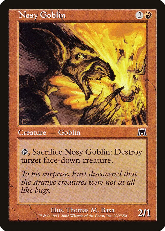 Nosy Goblin Front Face