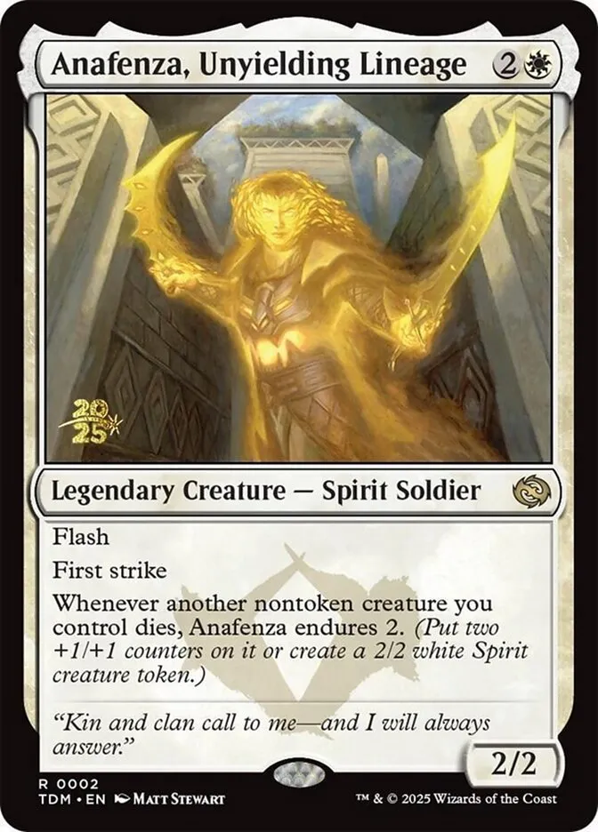 Anafenza, Unyielding Lineage Front Face