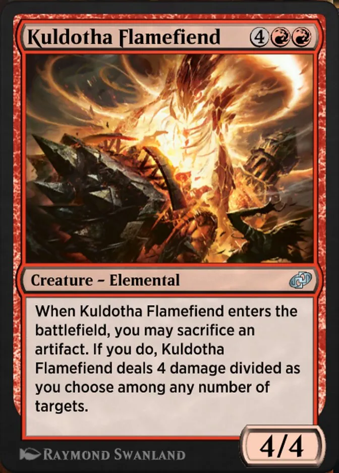 Kuldotha Flamefiend Front Face