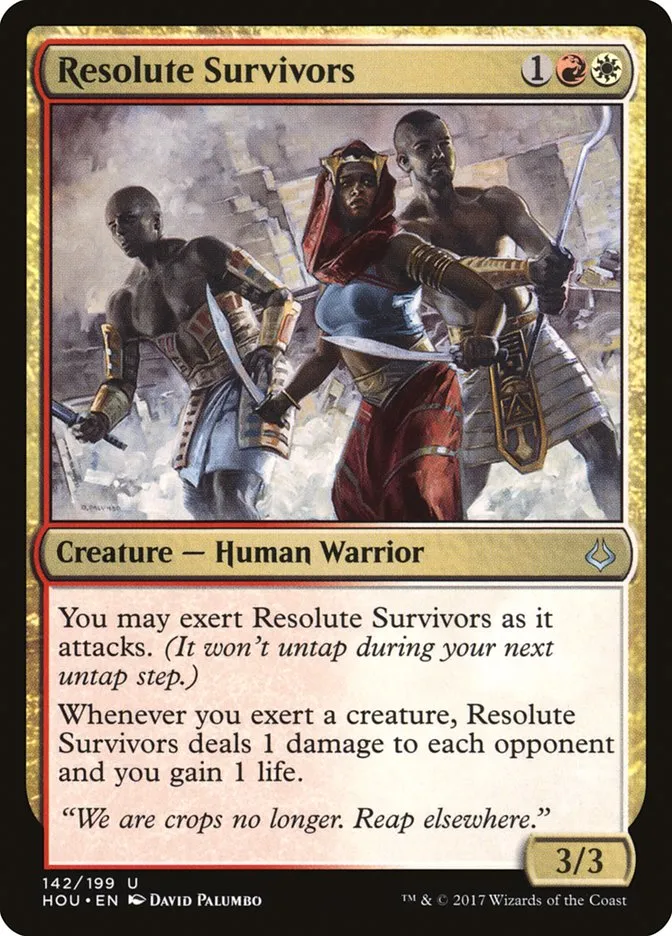 Resolute Survivors Front Face