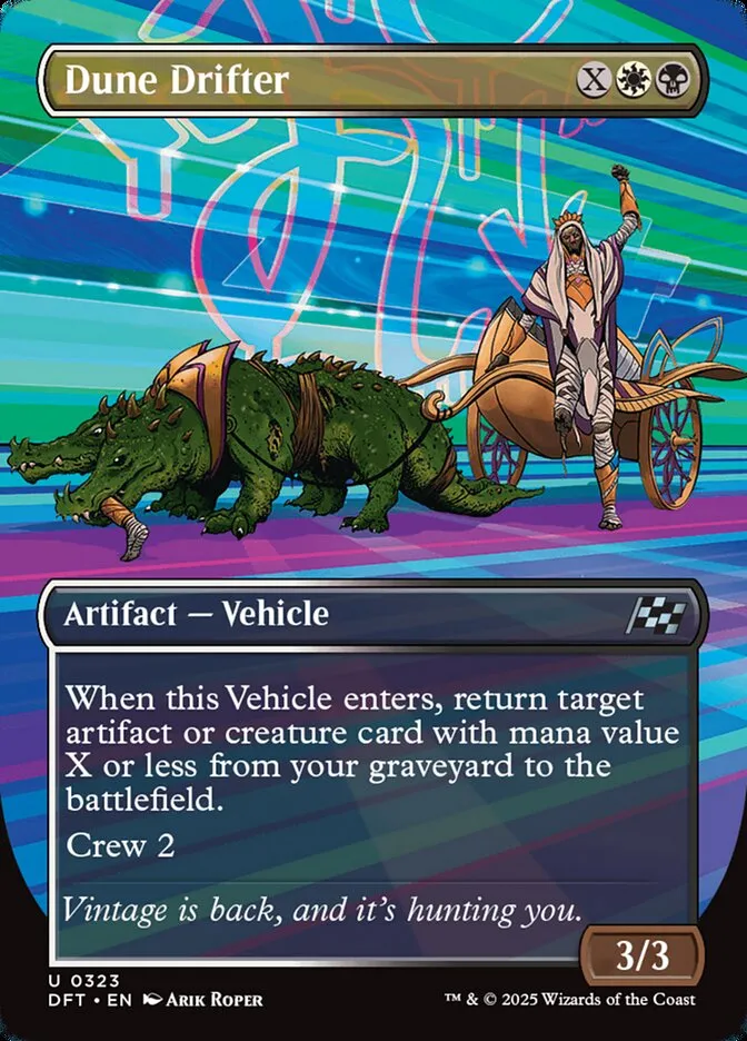 Dune Drifter Front Face