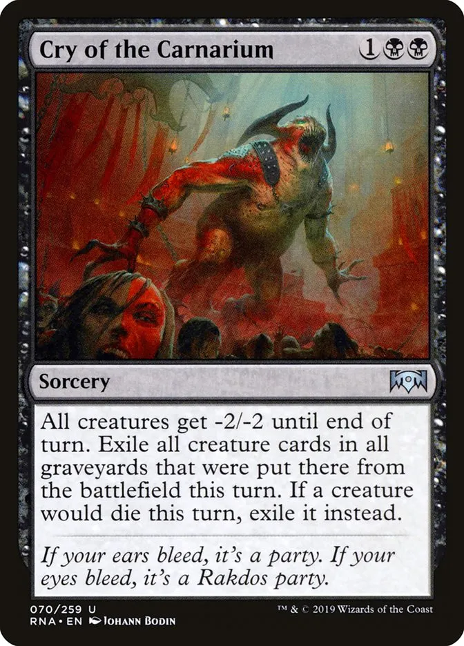 Cry of the Carnarium Front Face