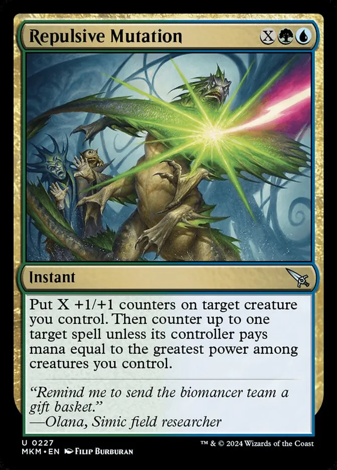Repulsive Mutation Front Face
