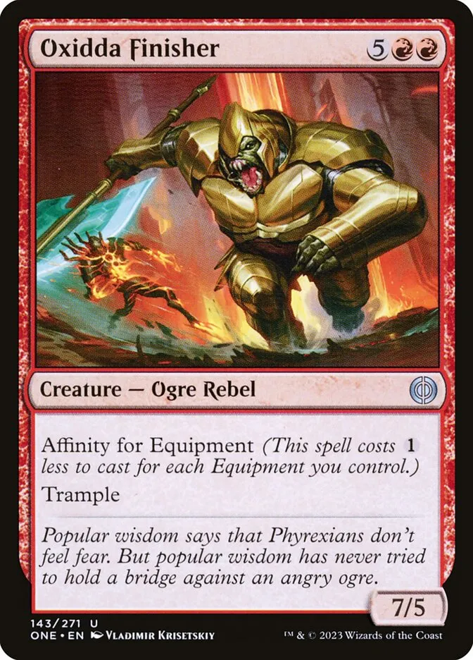 Oxidda Finisher Front Face