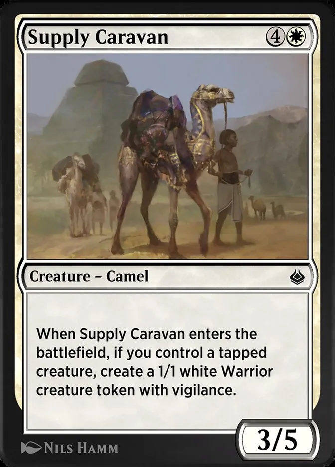 Supply Caravan Front Face