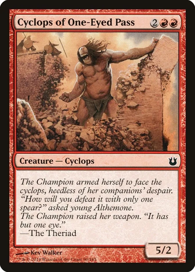 Cyclops of One-Eyed Pass Front Face