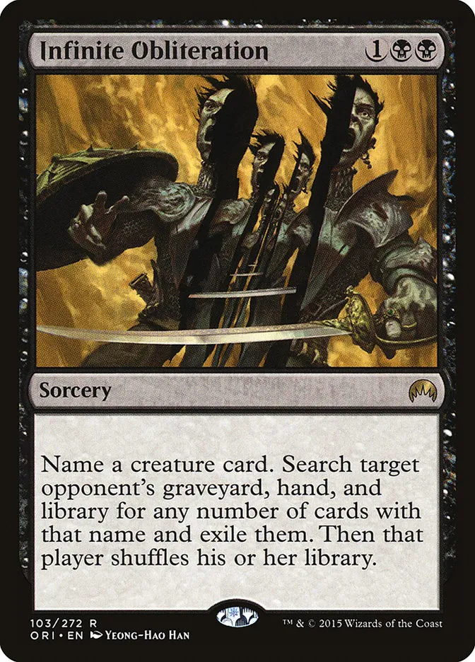 Infinite Obliteration Front Face