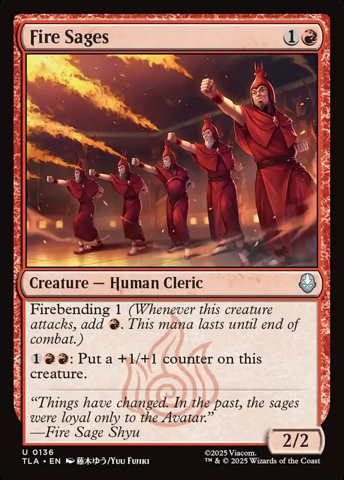 Fire Sages Front Face