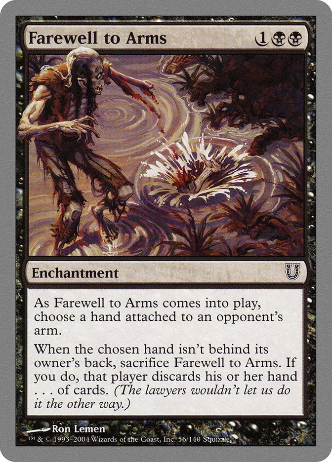Farewell to Arms Front Face