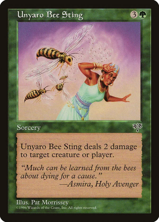 Unyaro Bee Sting Front Face