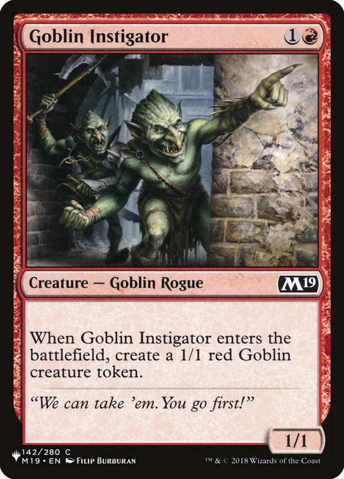 Goblin Instigator Front Face
