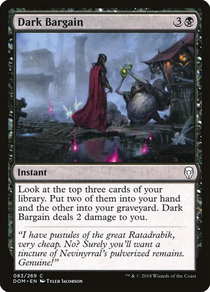 Dark Bargain Front Face