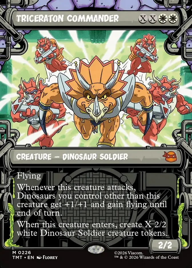 Triceraton Commander Front Face