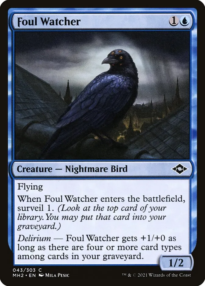 Foul Watcher Front Face