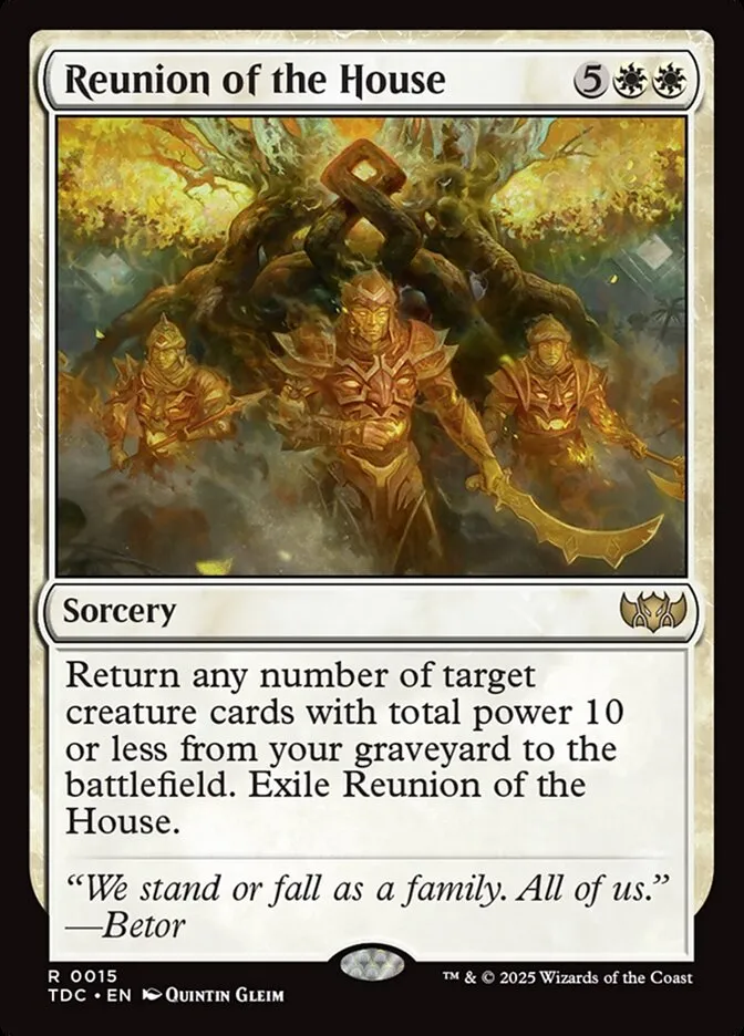 Reunion of the House Front Face
