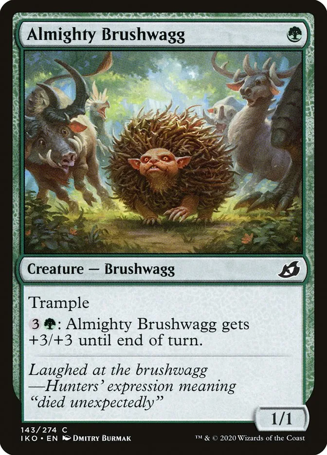 Almighty Brushwagg Front Face