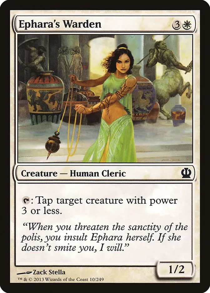 Ephara's Warden Front Face