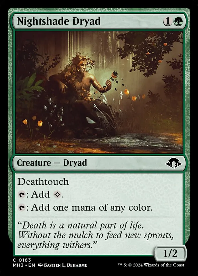 Nightshade Dryad Front Face