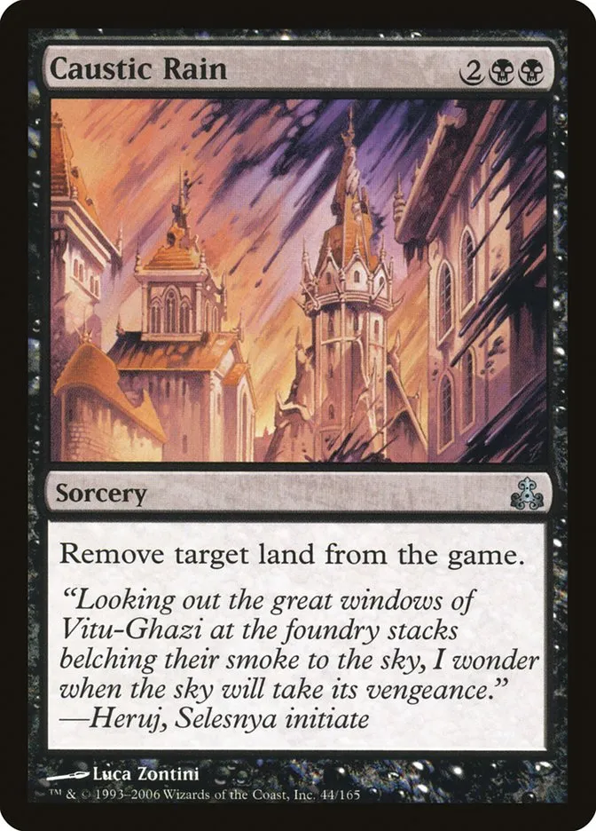 Caustic Rain Front Face