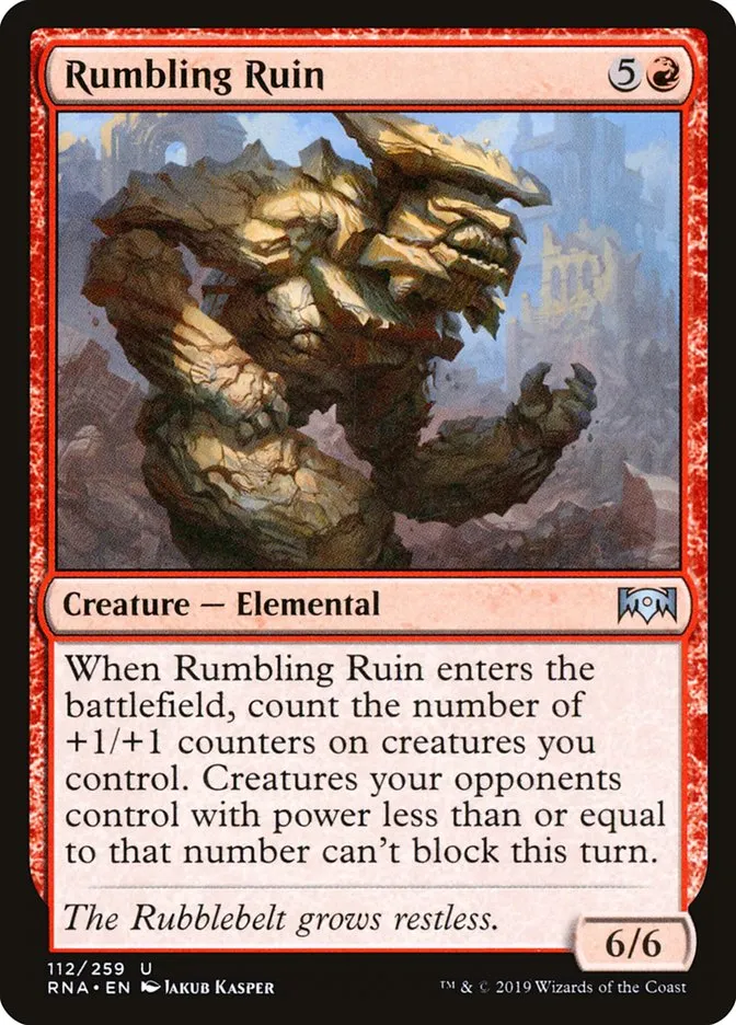Rumbling Ruin Front Face