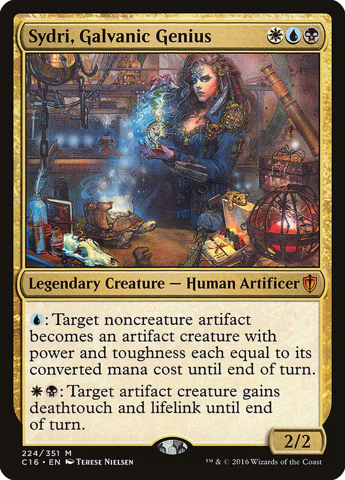 Sydri, Galvanic Genius Front Face