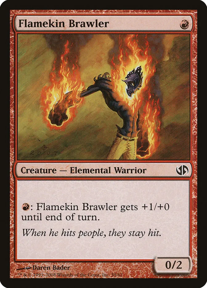 Flamekin Brawler Front Face