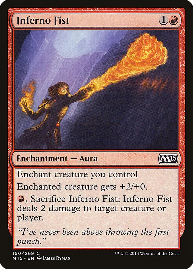 Inferno Fist Front Face