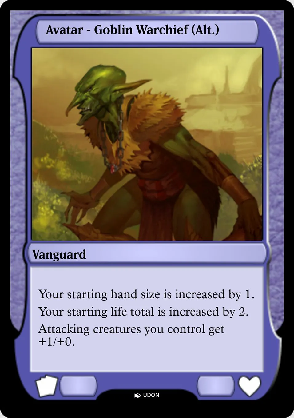Goblin Warchief Avatar Front Face
