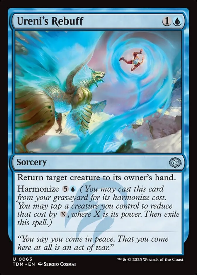 Ureni's Rebuff Front Face