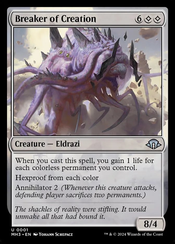 Breaker of Creation Front Face