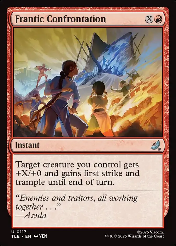 Frantic Confrontation Front Face