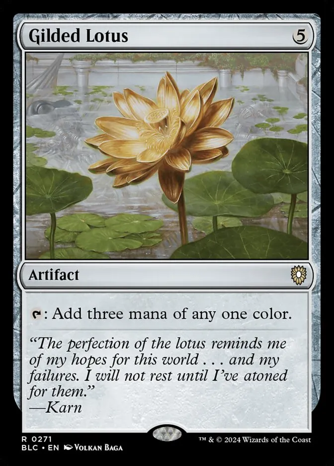 Gilded Lotus Front Face
