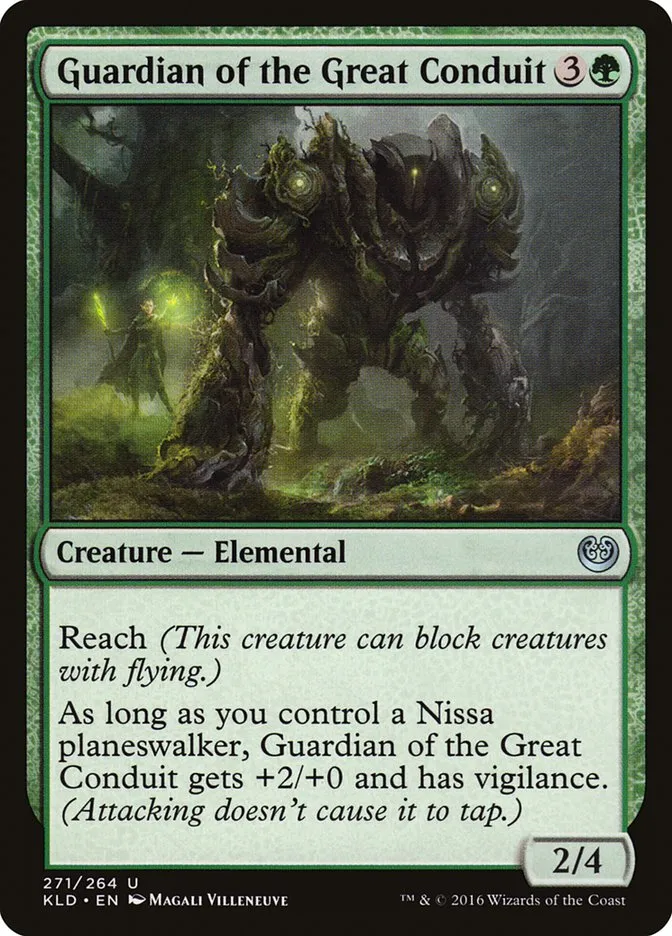 Guardian of the Great Conduit Front Face